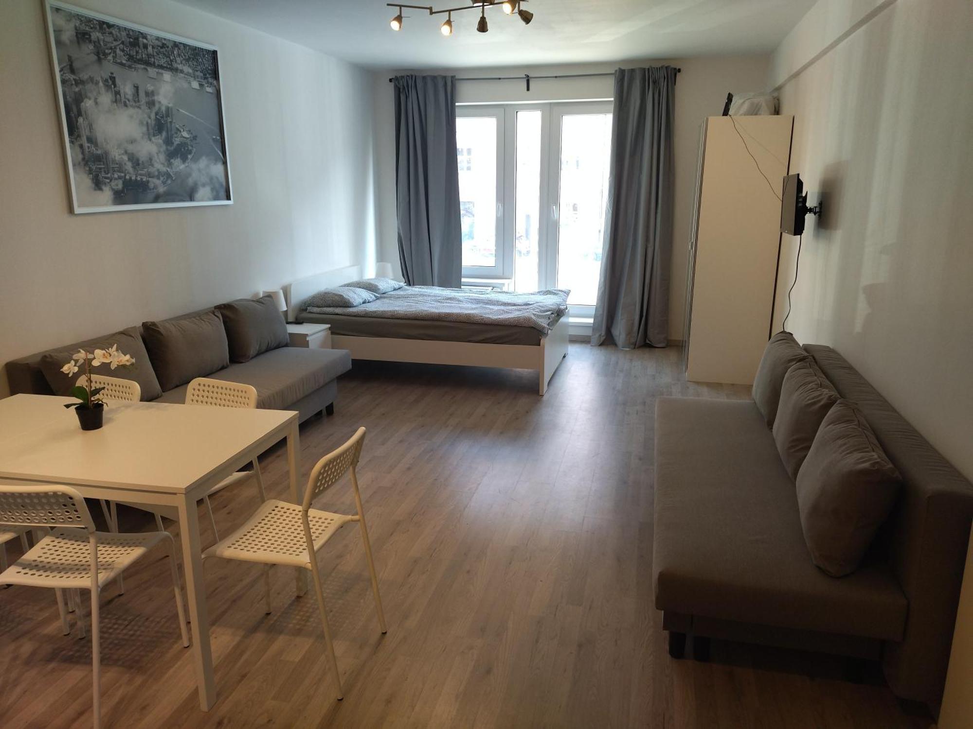 Brand New Studio Apartment #24 In Elite Residence With Free Secure Parking In The Center Prag Dış mekan fotoğraf